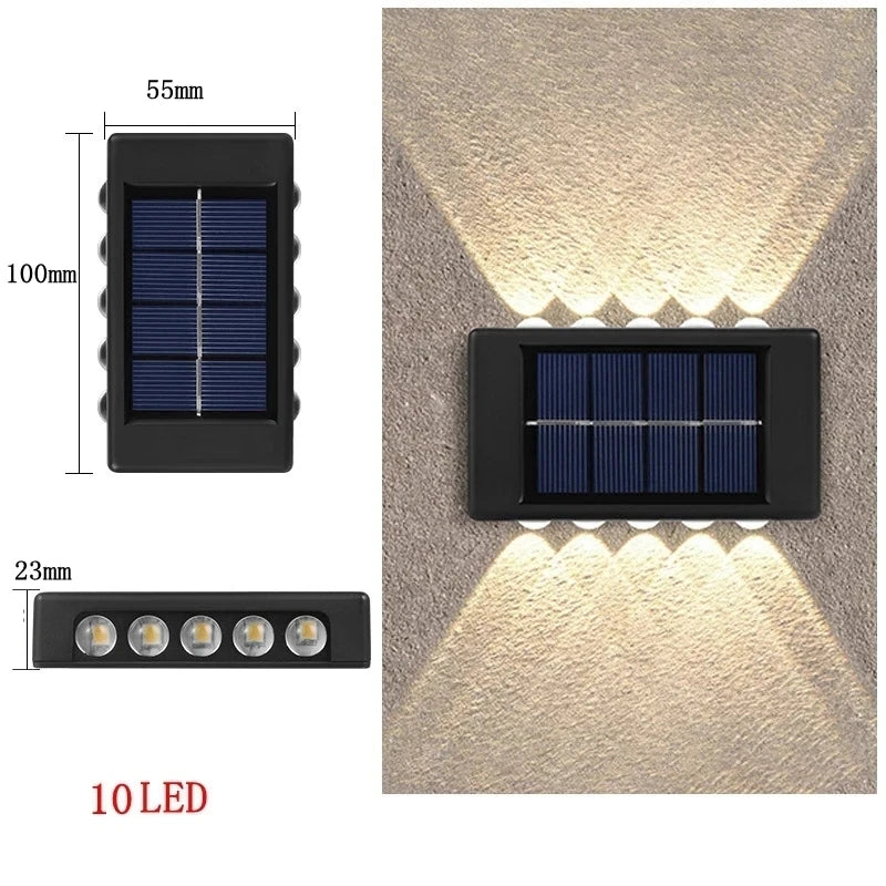 Lâmpada Solar Exterior com Sensor de Movimento LED