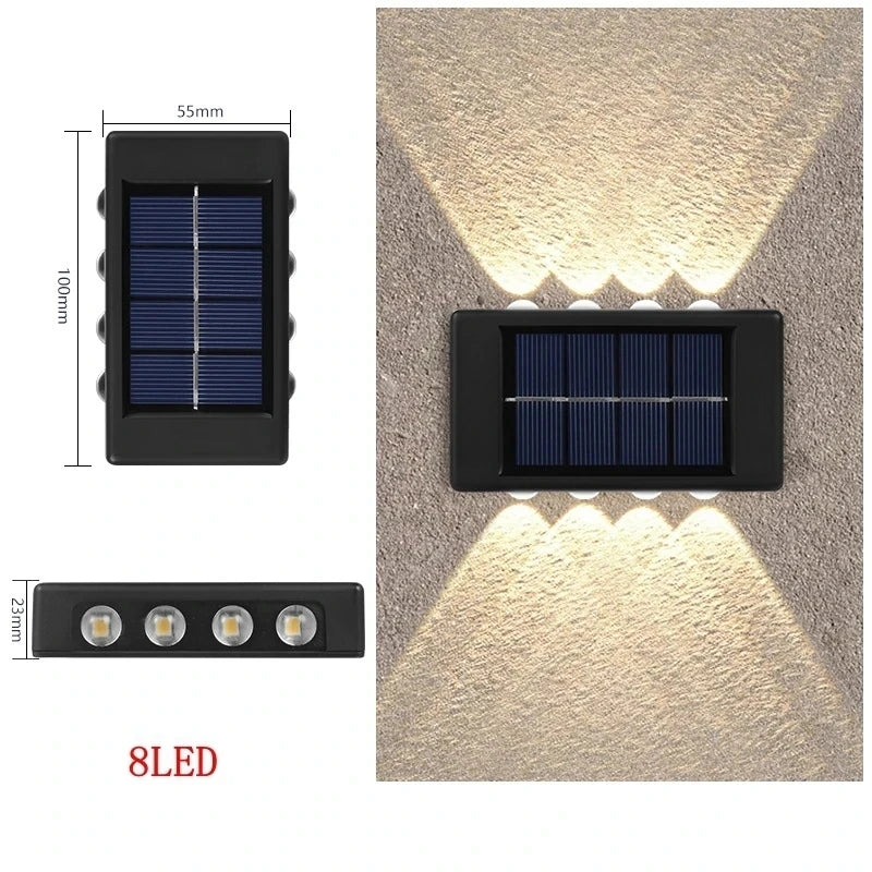 Lâmpada Solar Exterior com Sensor de Movimento LED