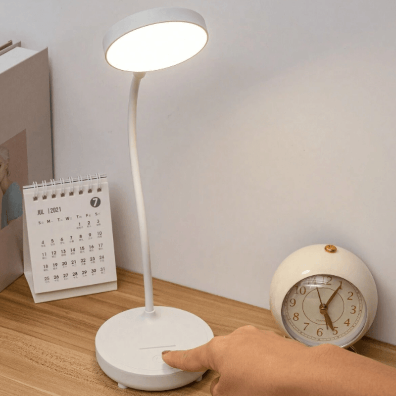 Luminária De Mesa LED flexível Com Proteção Para Os Olhos